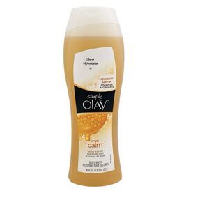 Simply Olay Simply Calm Honey Extract Body Wash 13.5 oz Abundant Lather NOS